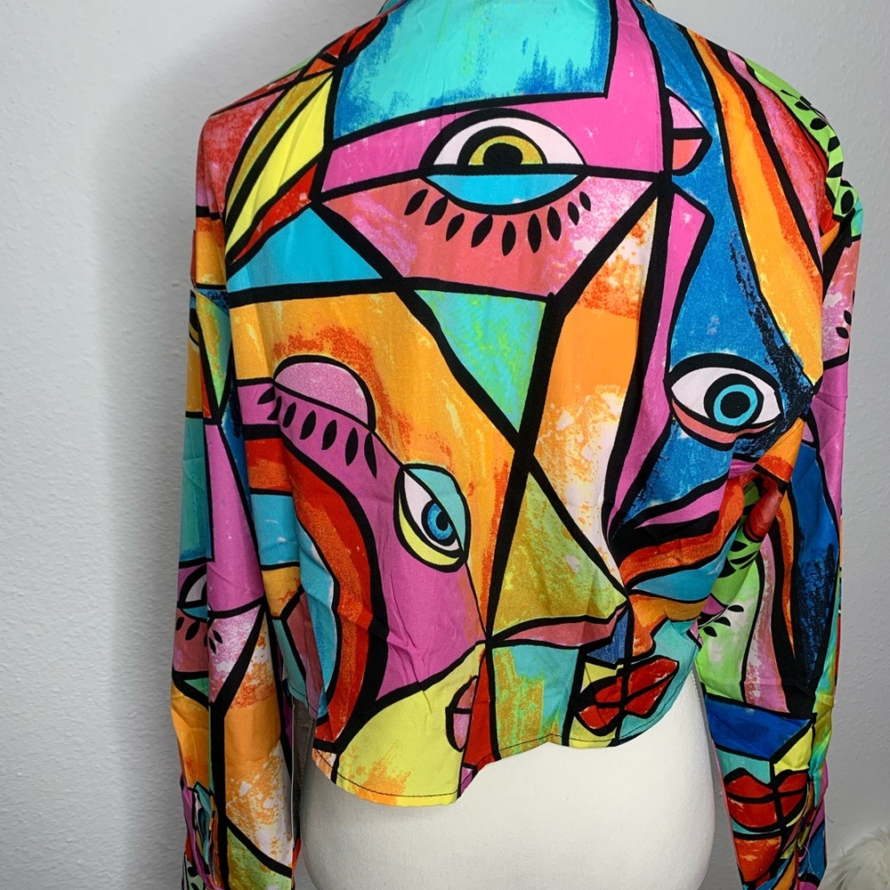 πππ§Ώ Abstract Eye Blouse π§Ώππ - Picture 4 of 7